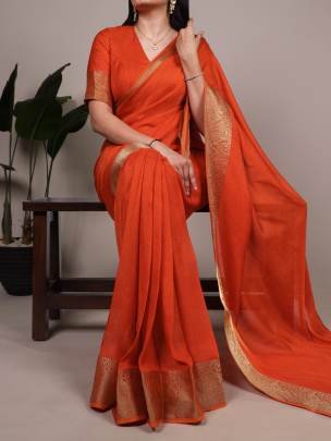 Lightweight, soft, and irresistibly smooth this Marsh Mello saree is designed for women who adore comfort without compromising on style YNF7908ONG