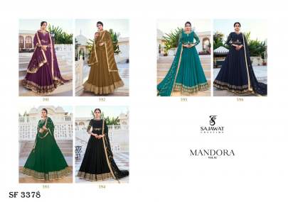 mandora vol -2 Festive Wear Suit In 6 Design By Sajawat Creation