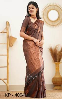 Maroon Color South Special Dark Edition Soft Silk Saree Catalog KP4064