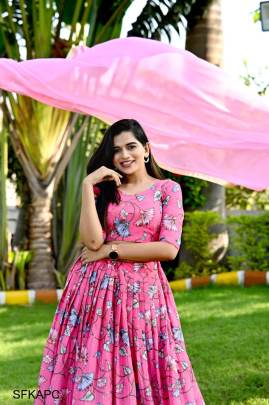 Pink Center Of Attractions With This Chinnon With Position Print Designer Lehenga Choli 