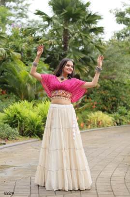 Pink Navrati Lehenga Cord Set KA5037