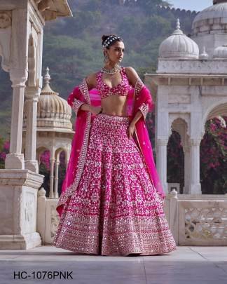 PINK Presenting You Most Beautiful Latest Designer Lehenga Collection  HC-1076PNK