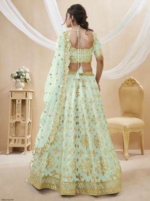 Pista Art Silk Lehenga Angelic Vol 1 by Zeel Clothing