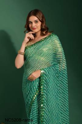 Rama New stylist laheriya saree NC5208