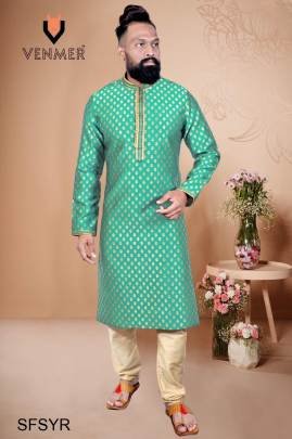 Rama Pinterest Kurta Pajama Heavy Jacquard Butti Silk