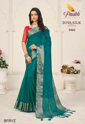 Rama Zoya Saree Launching An Amazing Combination Catalog By Pankh Brand