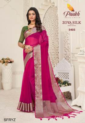 Rani Zoya Saree Launching An Amazing Combination Catalog By Pankh Brand 