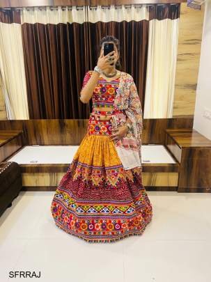 Red Navratri Special  Tradltional Chaniya Choli Collection 2023