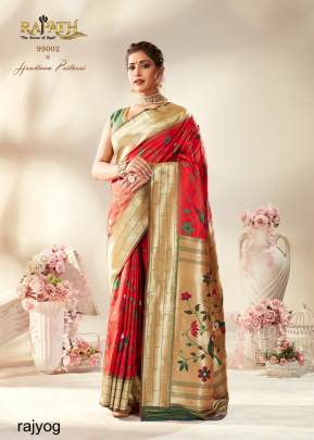 Red Wedding amazing Paithani Saree RajYog