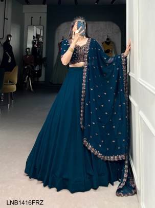 Royal Blue Georgette glam for every occasion ????LNB1416FRZ