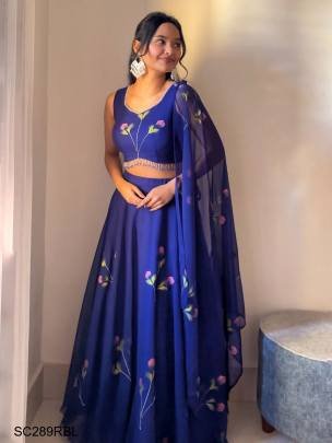 Royal Blue You gonna love elegance with Modern touch ,Here we Presenting Exclusive Real shoot Design ????SC289RBL