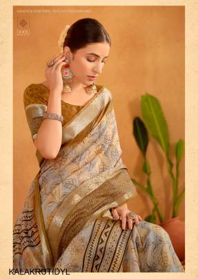 Soft Cotton with Jacquard Border Saree in Dark Yellow