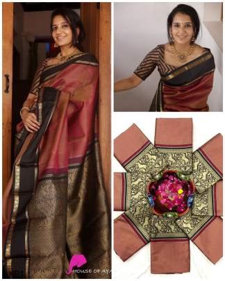 South Special House Of Anaya Maroon Saree Catalog KP1