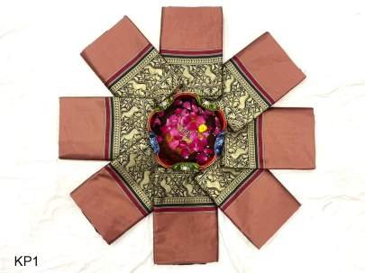South Special House Of Anaya Maroon Saree Catalog KP1