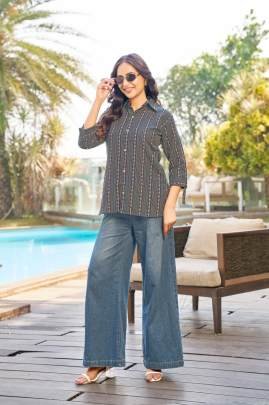 Urban Long Shirt  Green Trendy Printed Shirt For Daily Wear Comfort   Casual Look