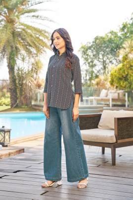 Urban Long Shirt  Green Trendy Printed Shirt For Daily Wear Comfort   Casual Look