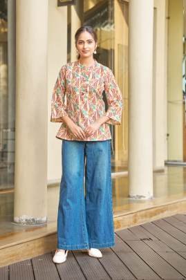 Urban Stylish Printed Magic Cotton Top