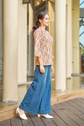 Urban Stylish Printed Magic Cotton Top