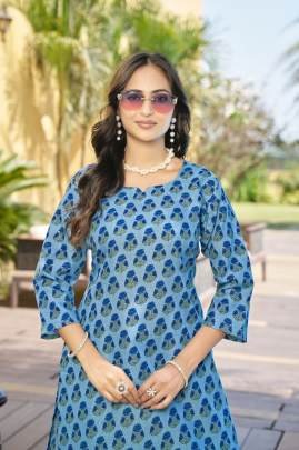 Urban Summer Cord-Set Blue Trendy Casual Cord-Set Style For Summer Comfort