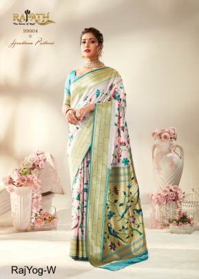 White Wedding amazing Paithani Saree RajYog